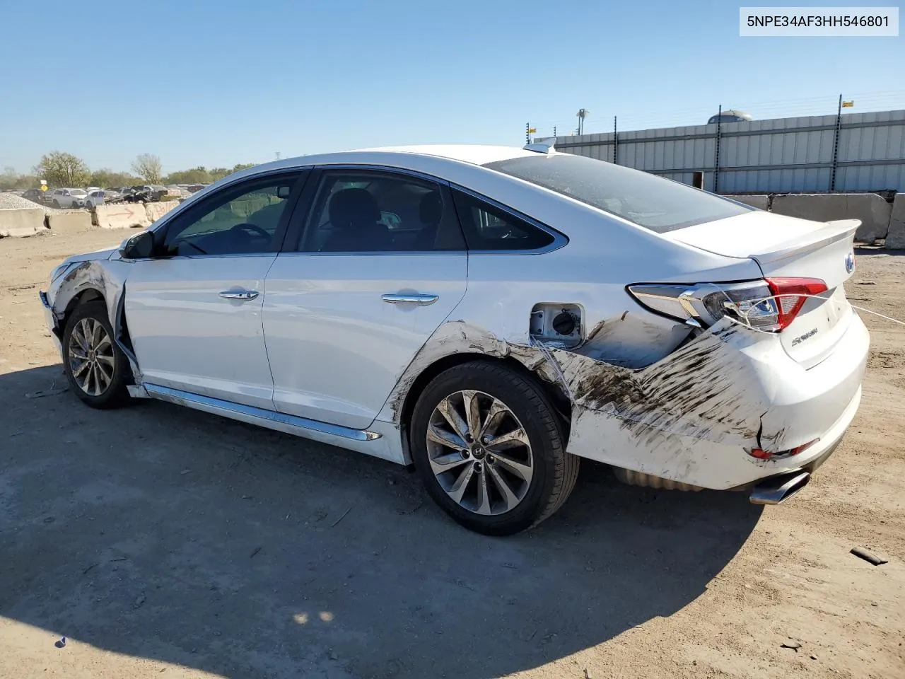 5NPE34AF3HH546801 2017 Hyundai Sonata Sport