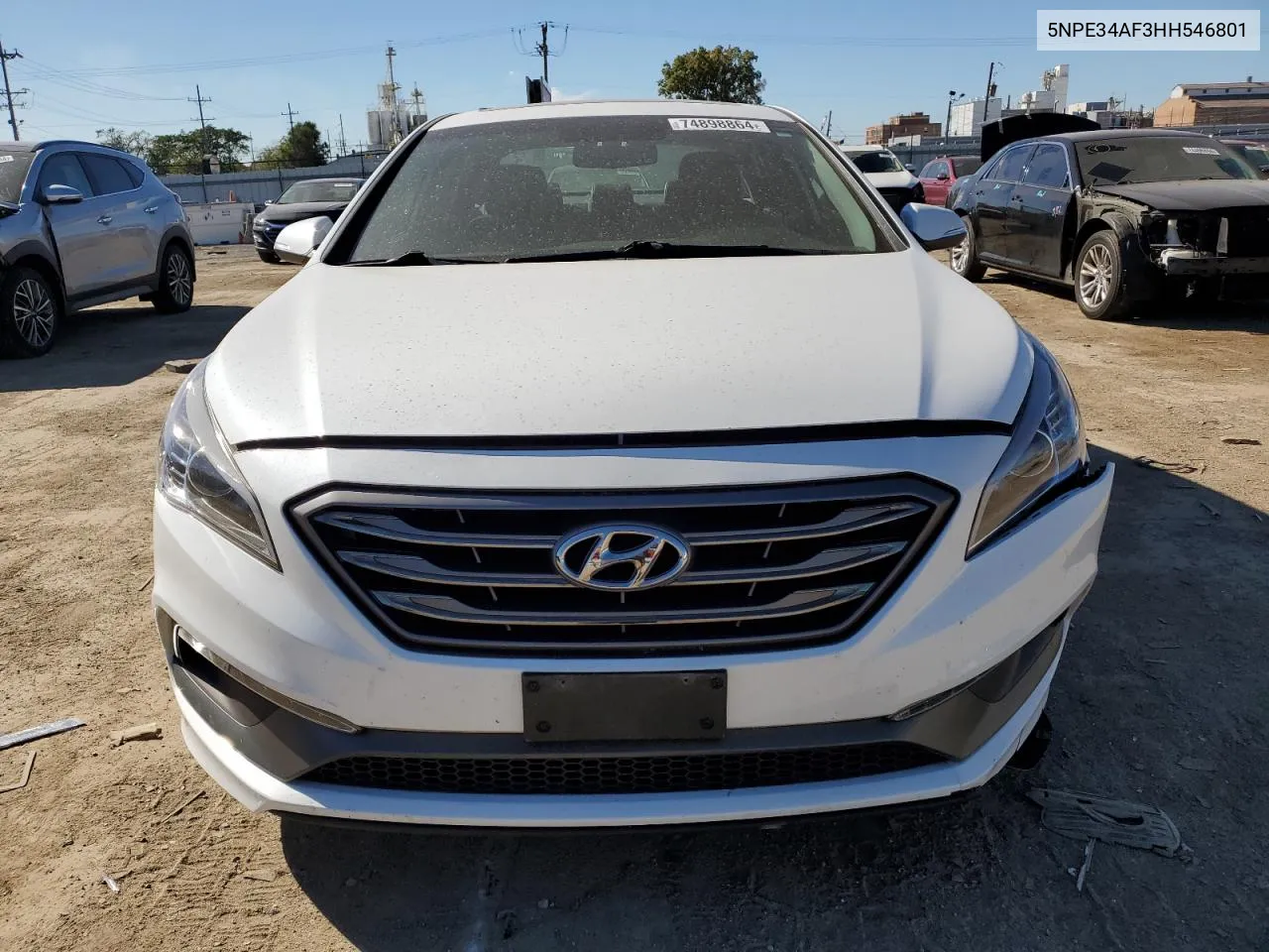 5NPE34AF3HH546801 2017 Hyundai Sonata Sport