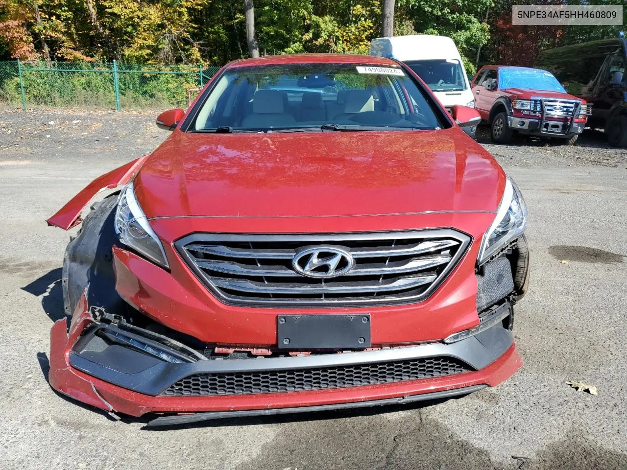 2017 Hyundai Sonata Sport VIN: 5NPE34AF5HH460809 Lot: 74908024