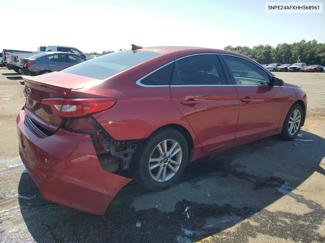 2017 Hyundai Sonata Se VIN: 5NPE24AFXHH568961 Lot: 74950044