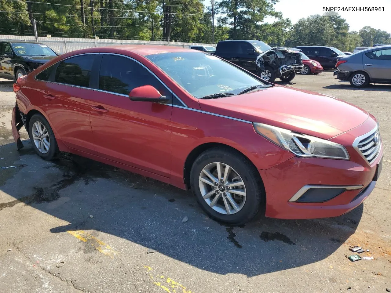 2017 Hyundai Sonata Se VIN: 5NPE24AFXHH568961 Lot: 74950044