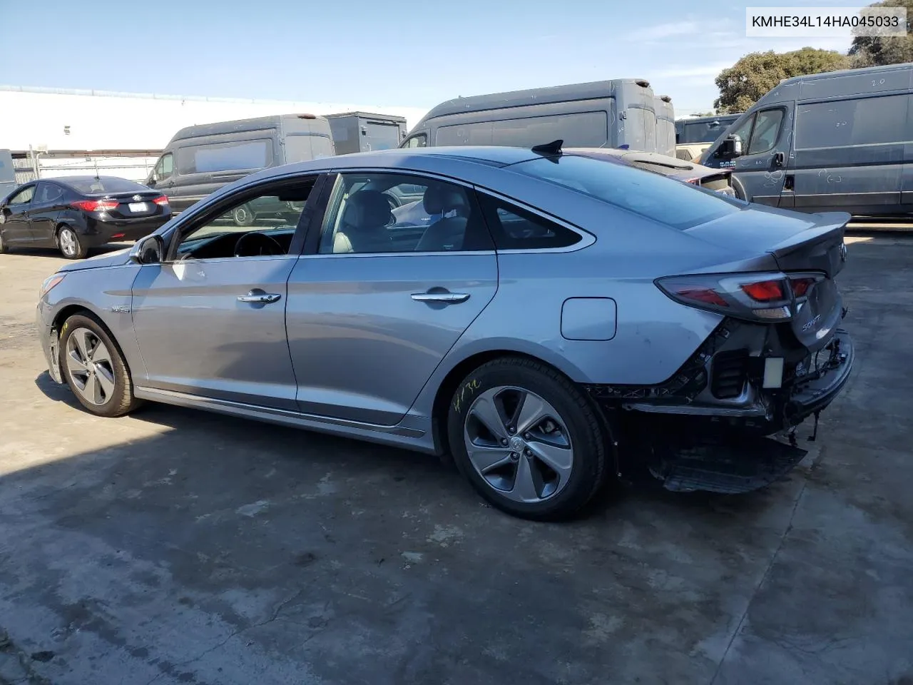 2017 Hyundai Sonata Hybrid VIN: KMHE34L14HA045033 Lot: 74995614