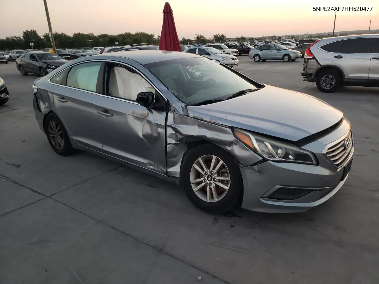 2017 Hyundai Sonata Se VIN: 5NPE24AF7HH520477 Lot: 75002244