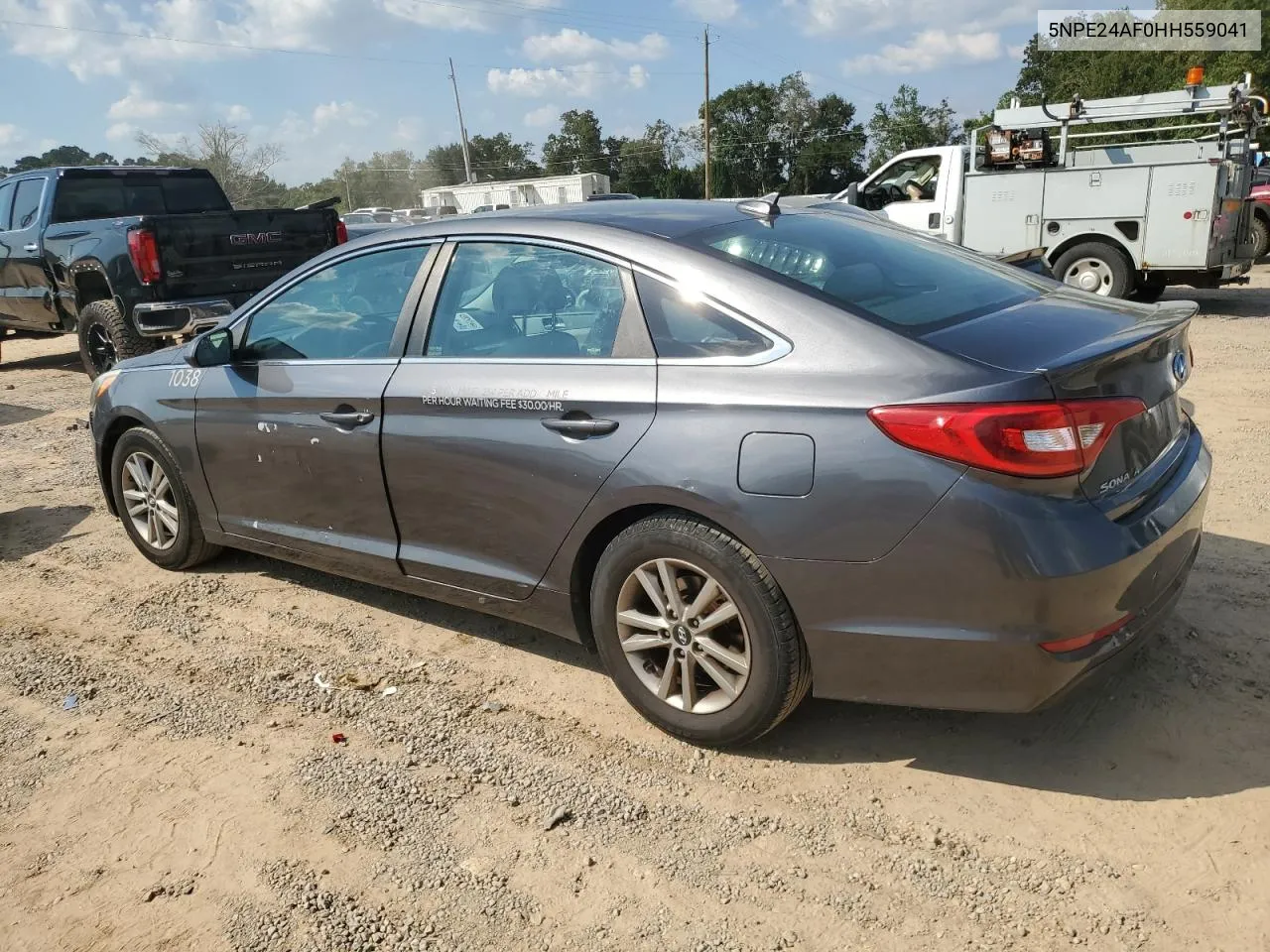 2017 Hyundai Sonata Se VIN: 5NPE24AF0HH559041 Lot: 75026884