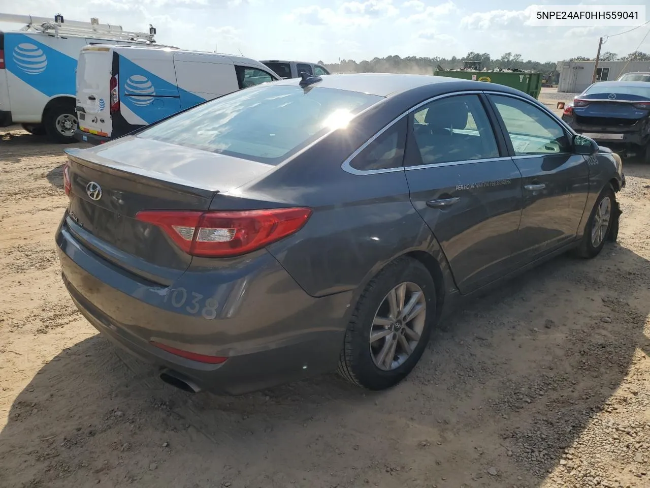 2017 Hyundai Sonata Se VIN: 5NPE24AF0HH559041 Lot: 75026884