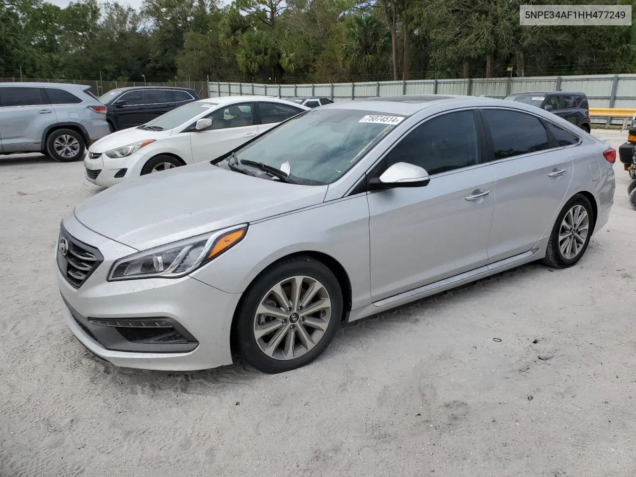 2017 Hyundai Sonata Sport VIN: 5NPE34AF1HH477249 Lot: 75074514