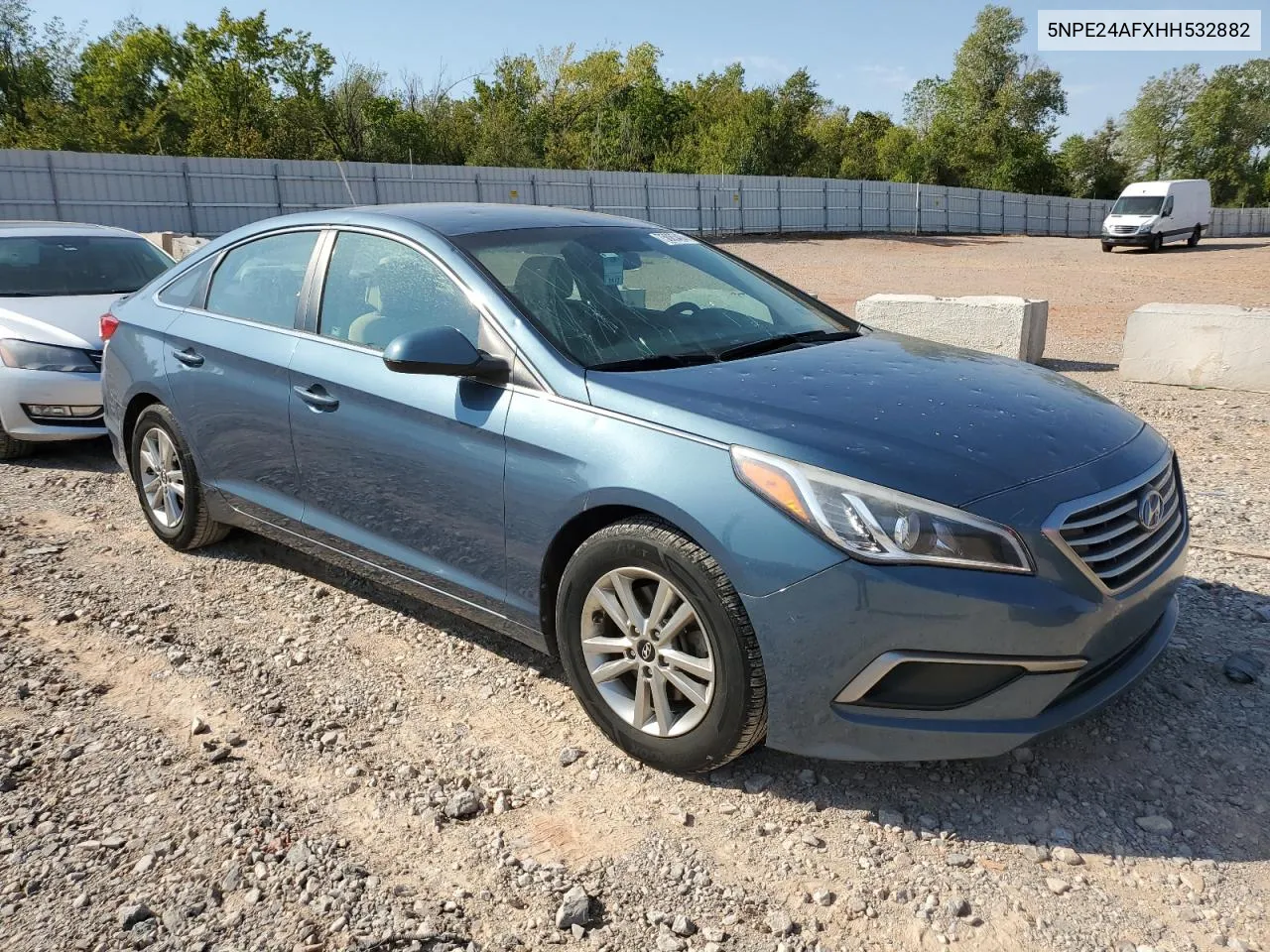 2017 Hyundai Sonata Se VIN: 5NPE24AFXHH532882 Lot: 75085404