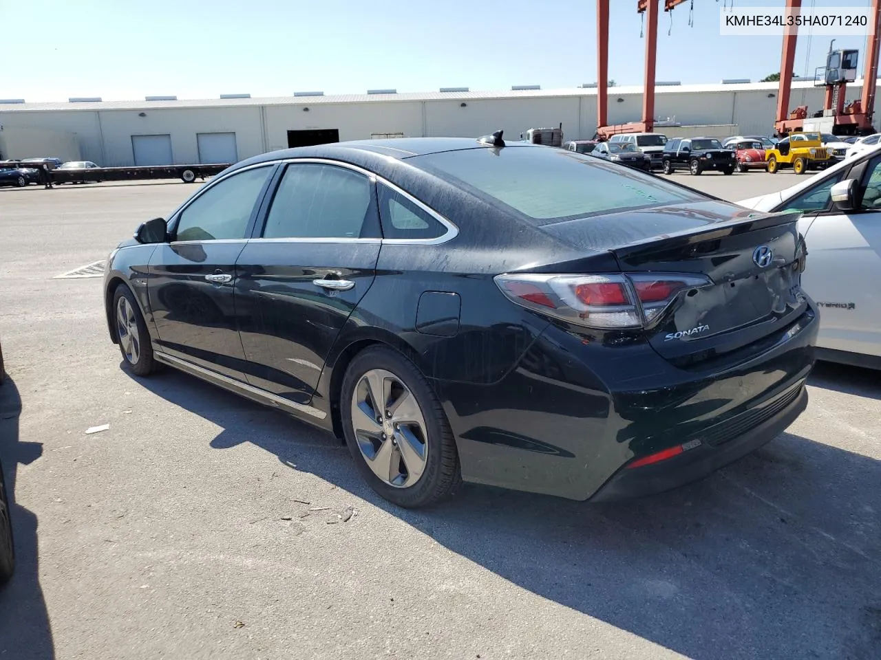 2017 Hyundai Sonata Hybrid VIN: KMHE34L35HA071240 Lot: 75102994