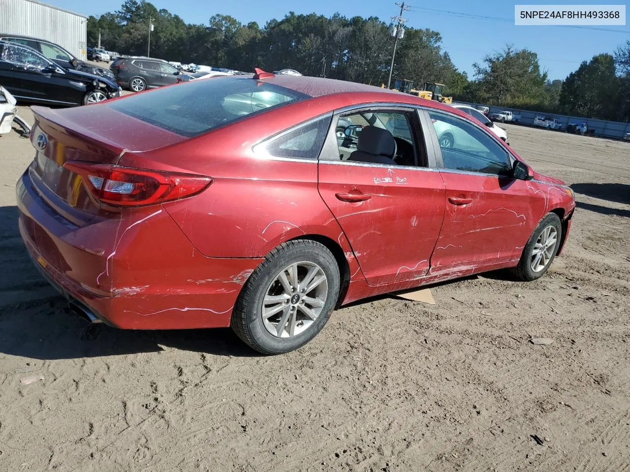 2017 Hyundai Sonata Se VIN: 5NPE24AF8HH493368 Lot: 75178264