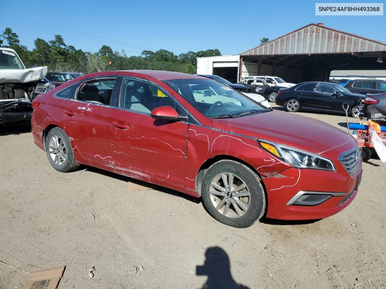 2017 Hyundai Sonata Se VIN: 5NPE24AF8HH493368 Lot: 75178264