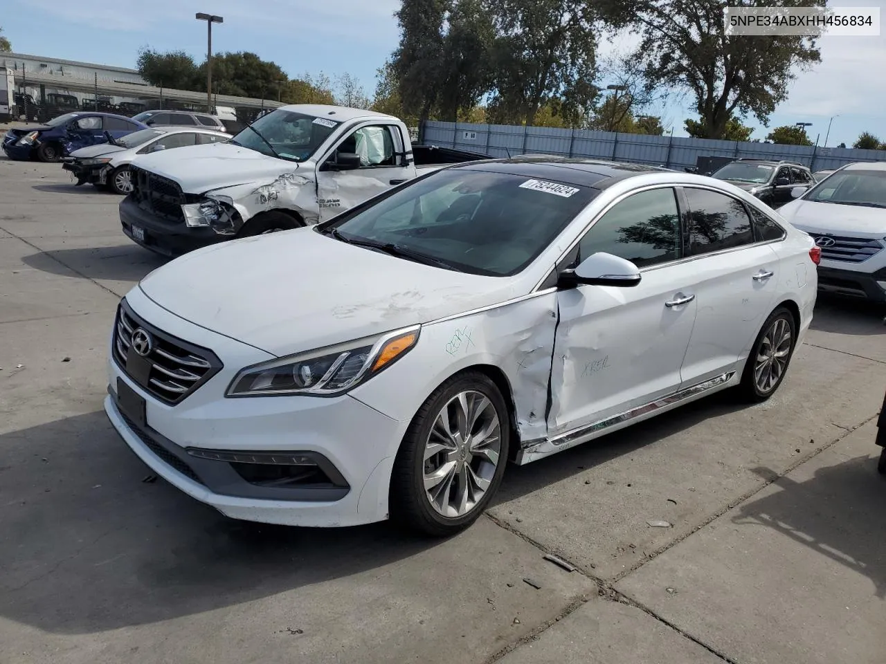 2017 Hyundai Sonata Sport VIN: 5NPE34ABXHH456834 Lot: 75244624