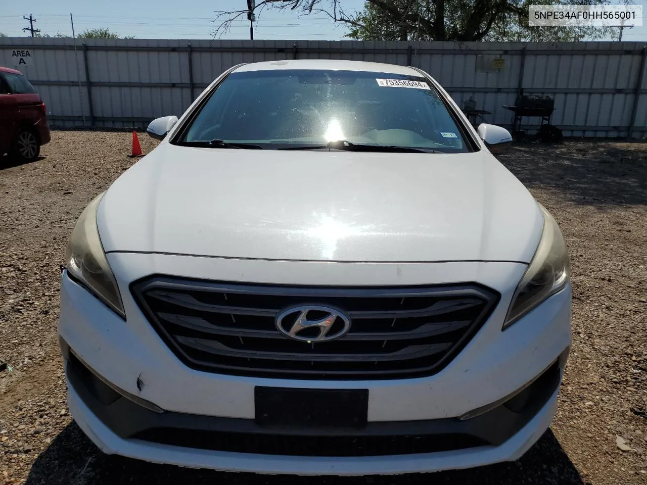 5NPE34AF0HH565001 2017 Hyundai Sonata Sport