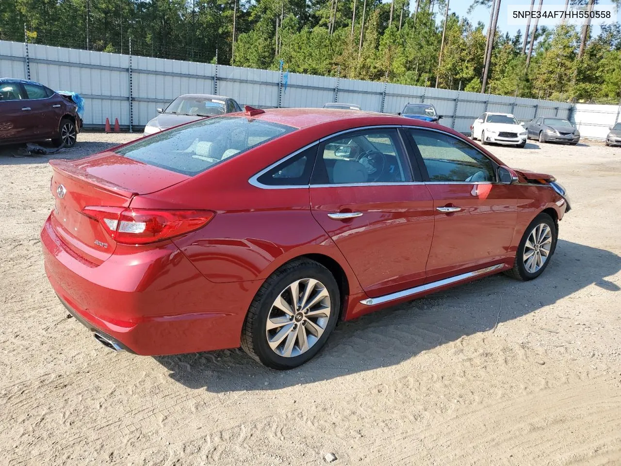 5NPE34AF7HH550558 2017 Hyundai Sonata Sport