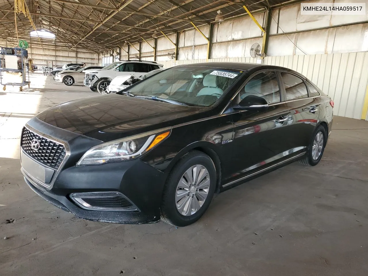 2017 Hyundai Sonata Hybrid VIN: KMHE24L14HA059517 Lot: 75535744