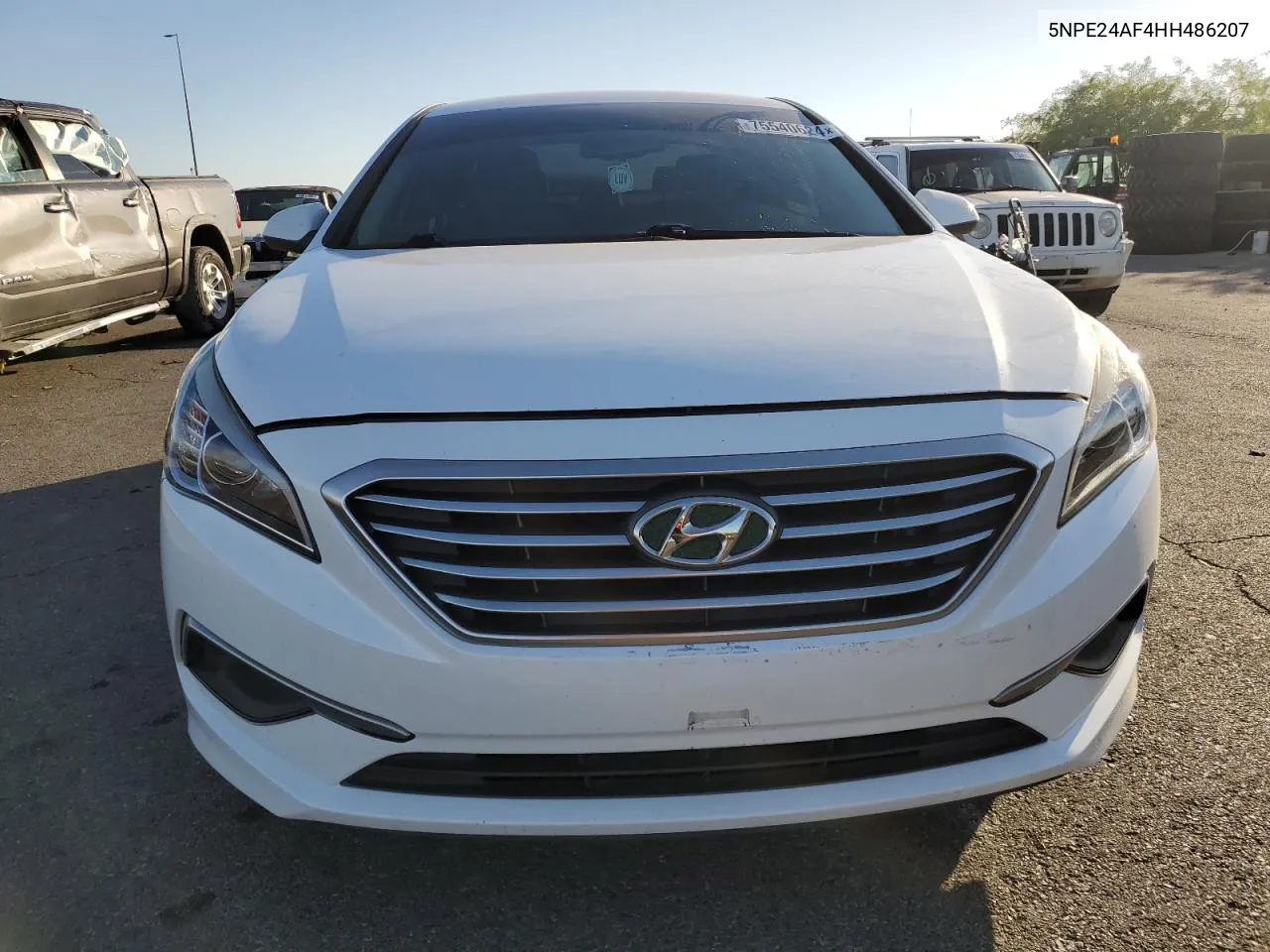 2017 Hyundai Sonata Se VIN: 5NPE24AF4HH486207 Lot: 75540624