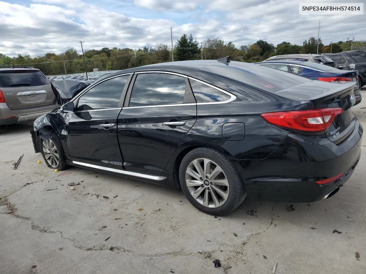 2017 Hyundai Sonata Sport VIN: 5NPE34AF8HH574514 Lot: 75573014