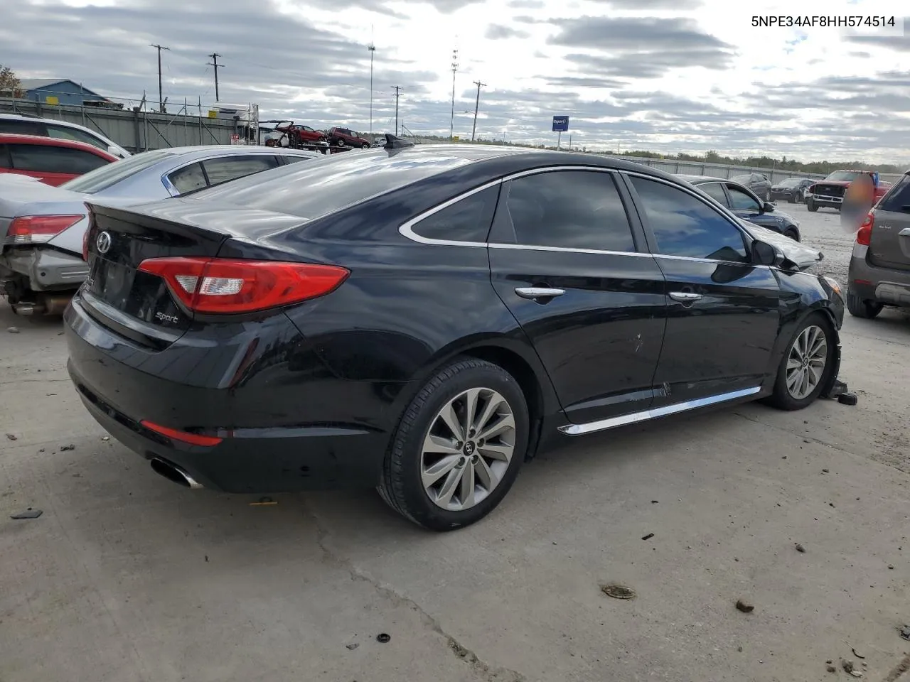 5NPE34AF8HH574514 2017 Hyundai Sonata Sport