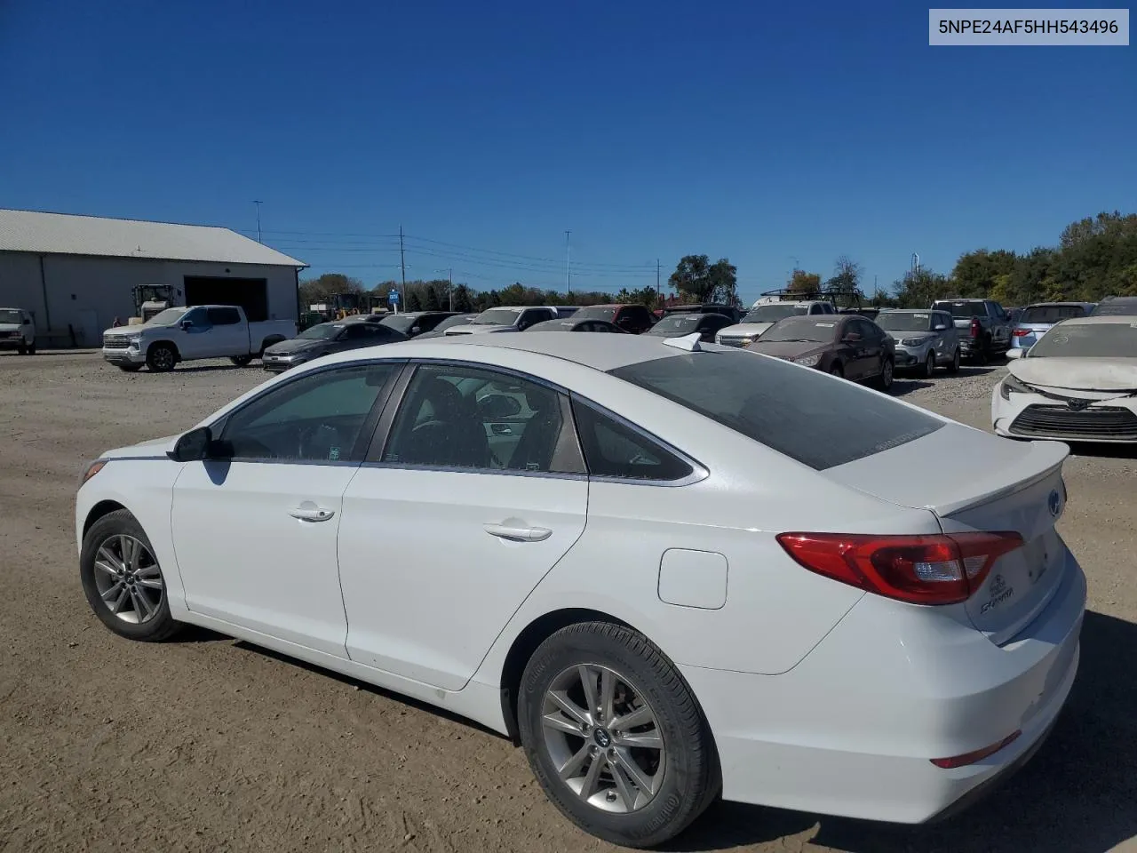 2017 Hyundai Sonata Se VIN: 5NPE24AF5HH543496 Lot: 75616254