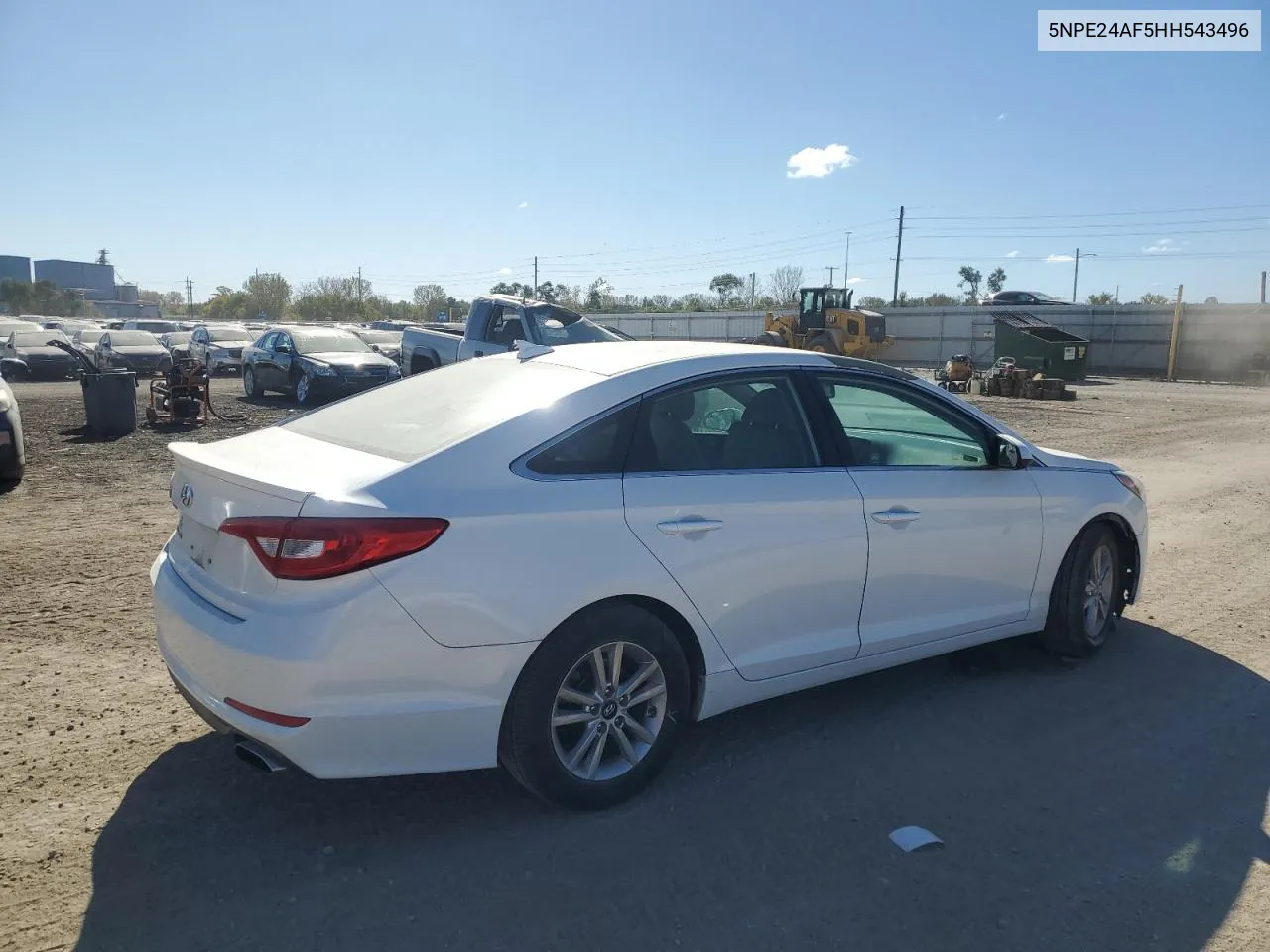 2017 Hyundai Sonata Se VIN: 5NPE24AF5HH543496 Lot: 75616254