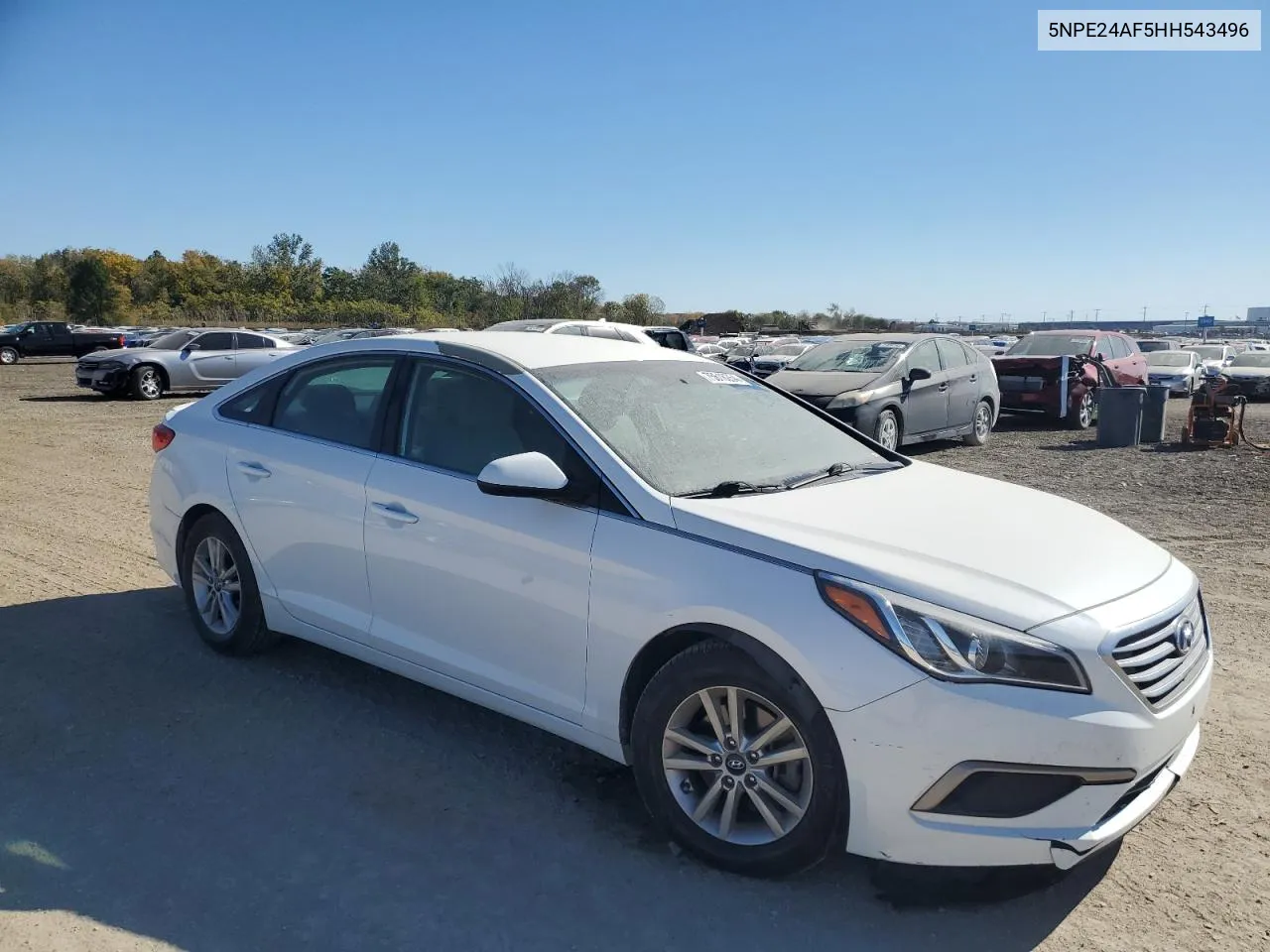 2017 Hyundai Sonata Se VIN: 5NPE24AF5HH543496 Lot: 75616254