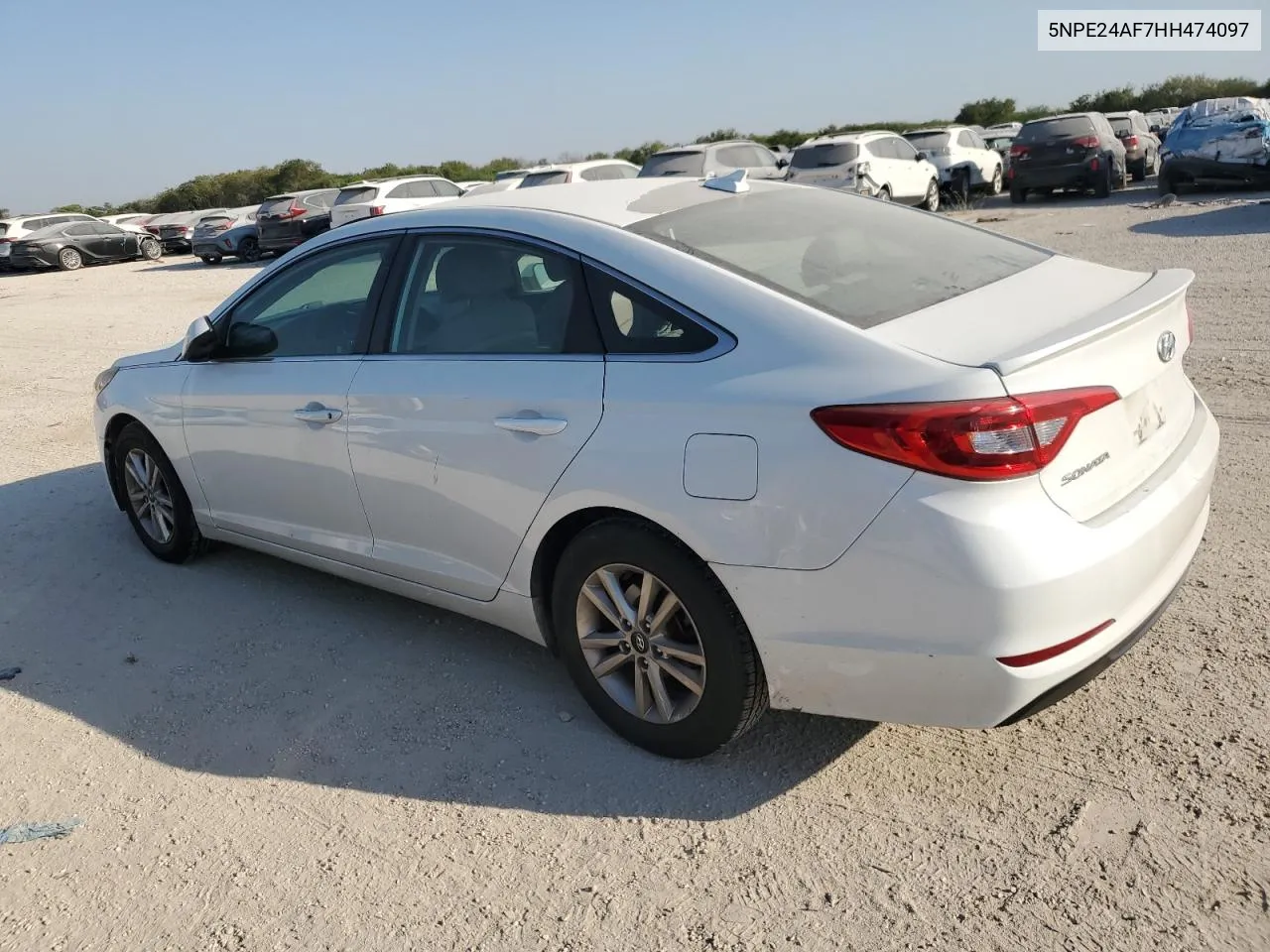 2017 Hyundai Sonata Se VIN: 5NPE24AF7HH474097 Lot: 75623844