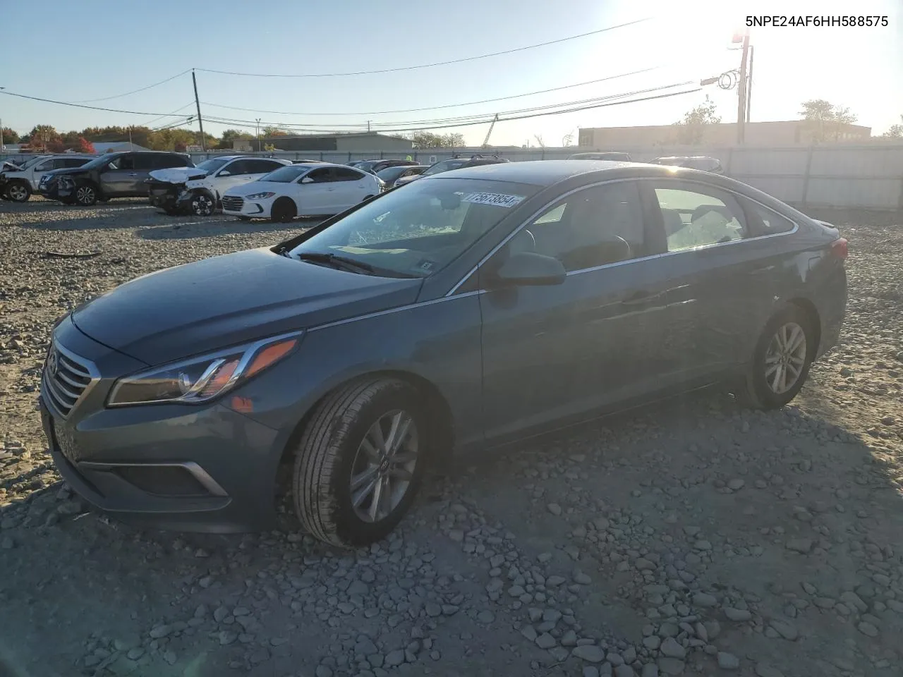 2017 Hyundai Sonata Se VIN: 5NPE24AF6HH588575 Lot: 75673854