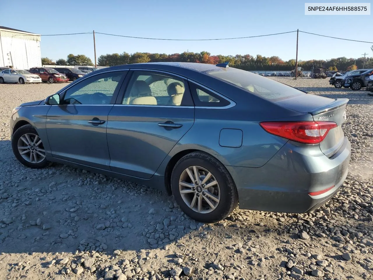 2017 Hyundai Sonata Se VIN: 5NPE24AF6HH588575 Lot: 75673854