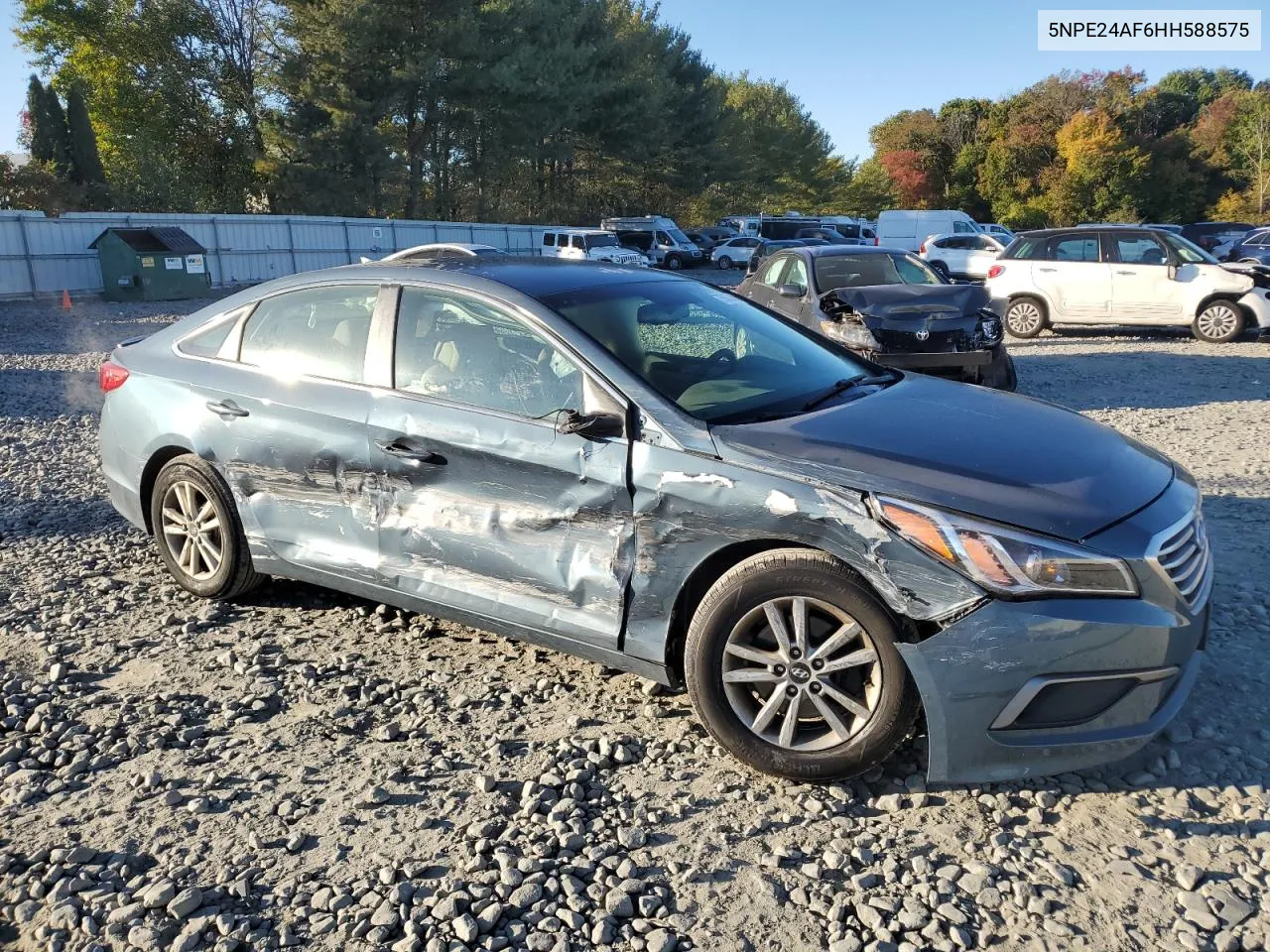 2017 Hyundai Sonata Se VIN: 5NPE24AF6HH588575 Lot: 75673854