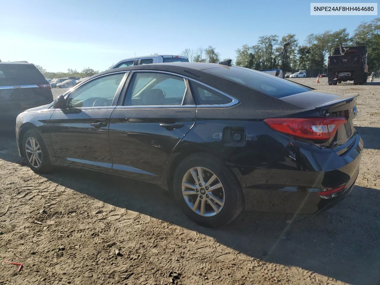 2017 Hyundai Sonata Se VIN: 5NPE24AF8HH464680 Lot: 75797904