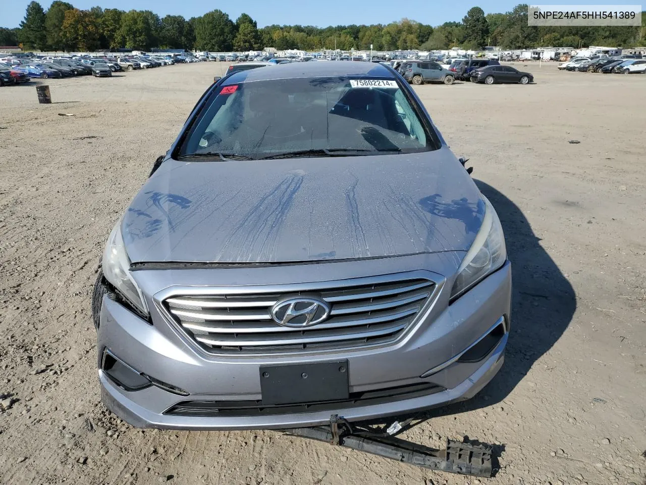 5NPE24AF5HH541389 2017 Hyundai Sonata Se