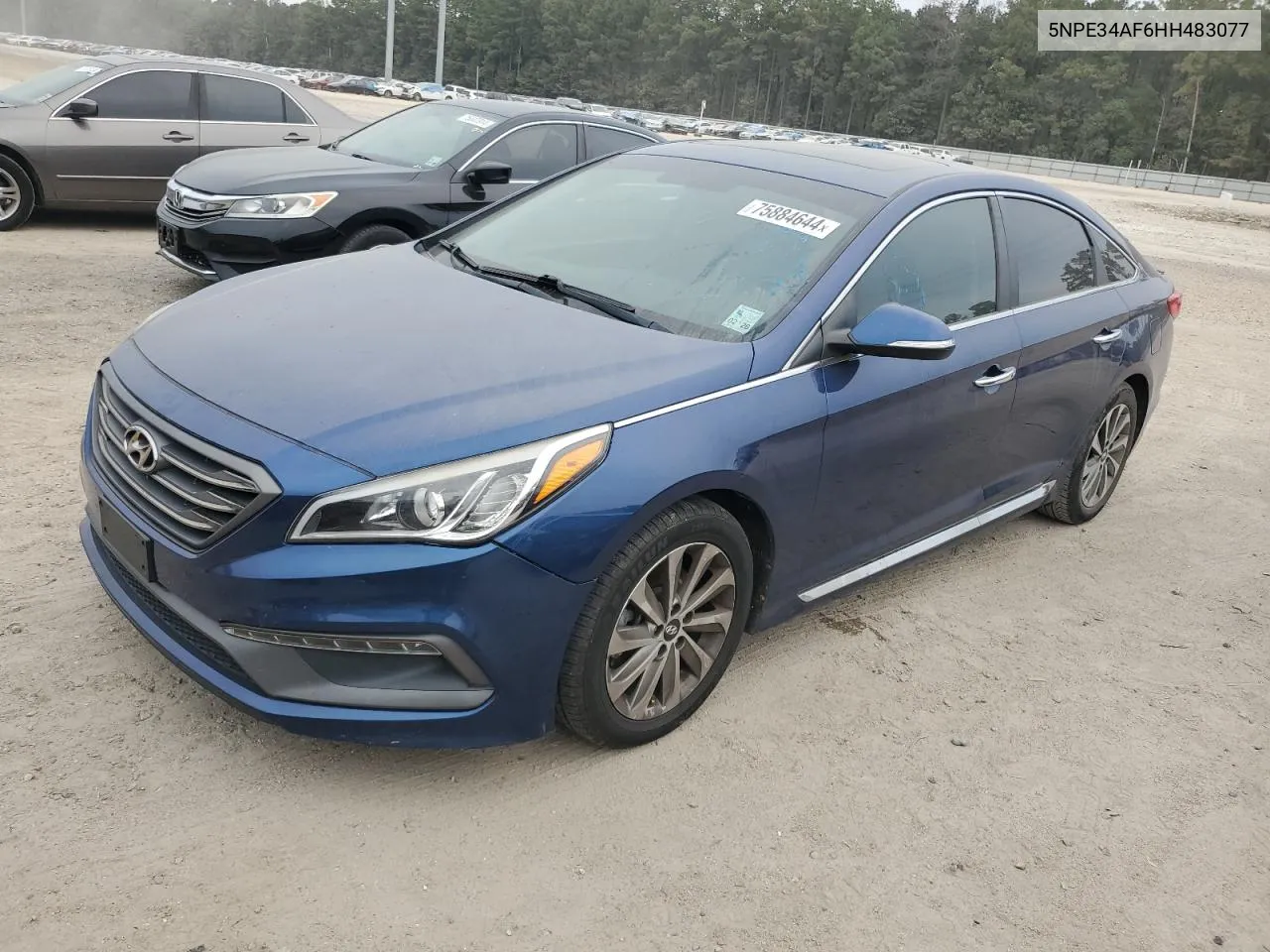 5NPE34AF6HH483077 2017 Hyundai Sonata Sport