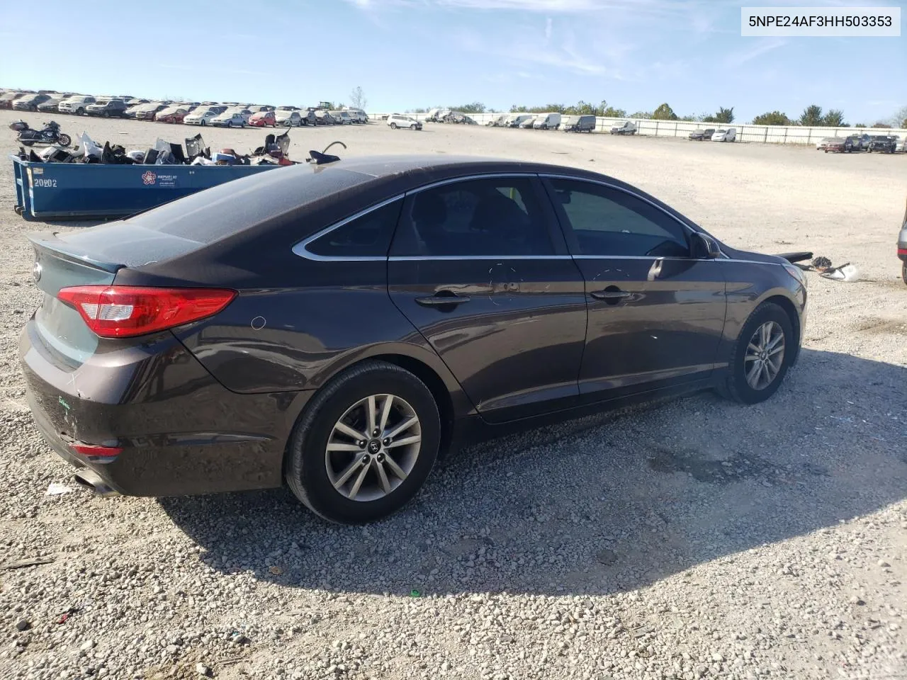 2017 Hyundai Sonata Se VIN: 5NPE24AF3HH503353 Lot: 75900764