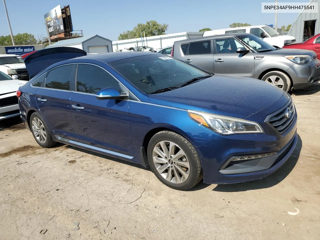 5NPE34AF9HH475541 2017 Hyundai Sonata Sport