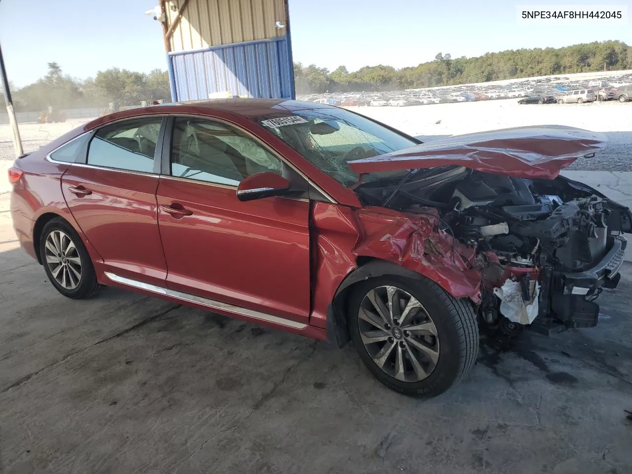 5NPE34AF8HH442045 2017 Hyundai Sonata Sport