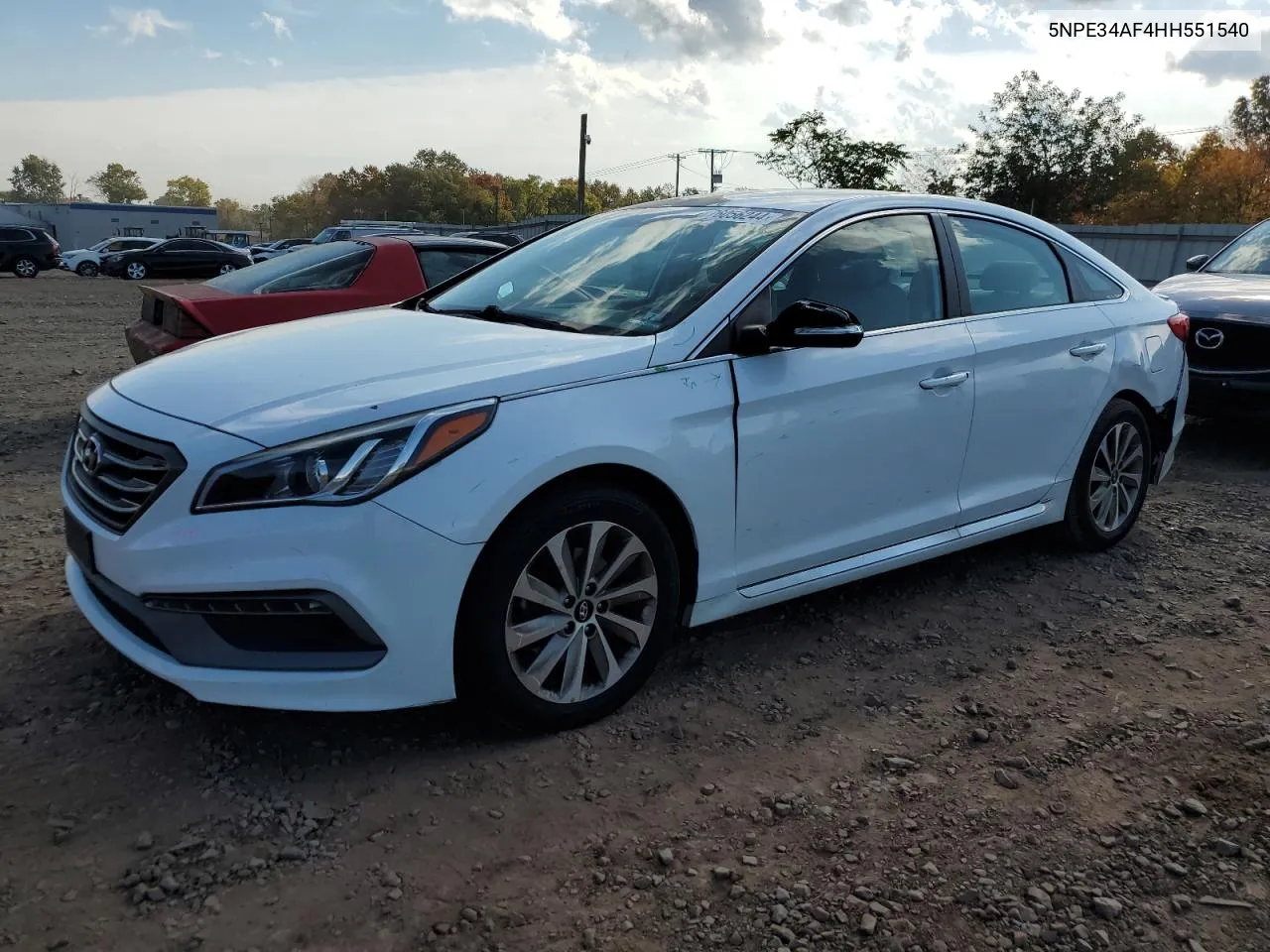 2017 Hyundai Sonata Sport VIN: 5NPE34AF4HH551540 Lot: 76056244