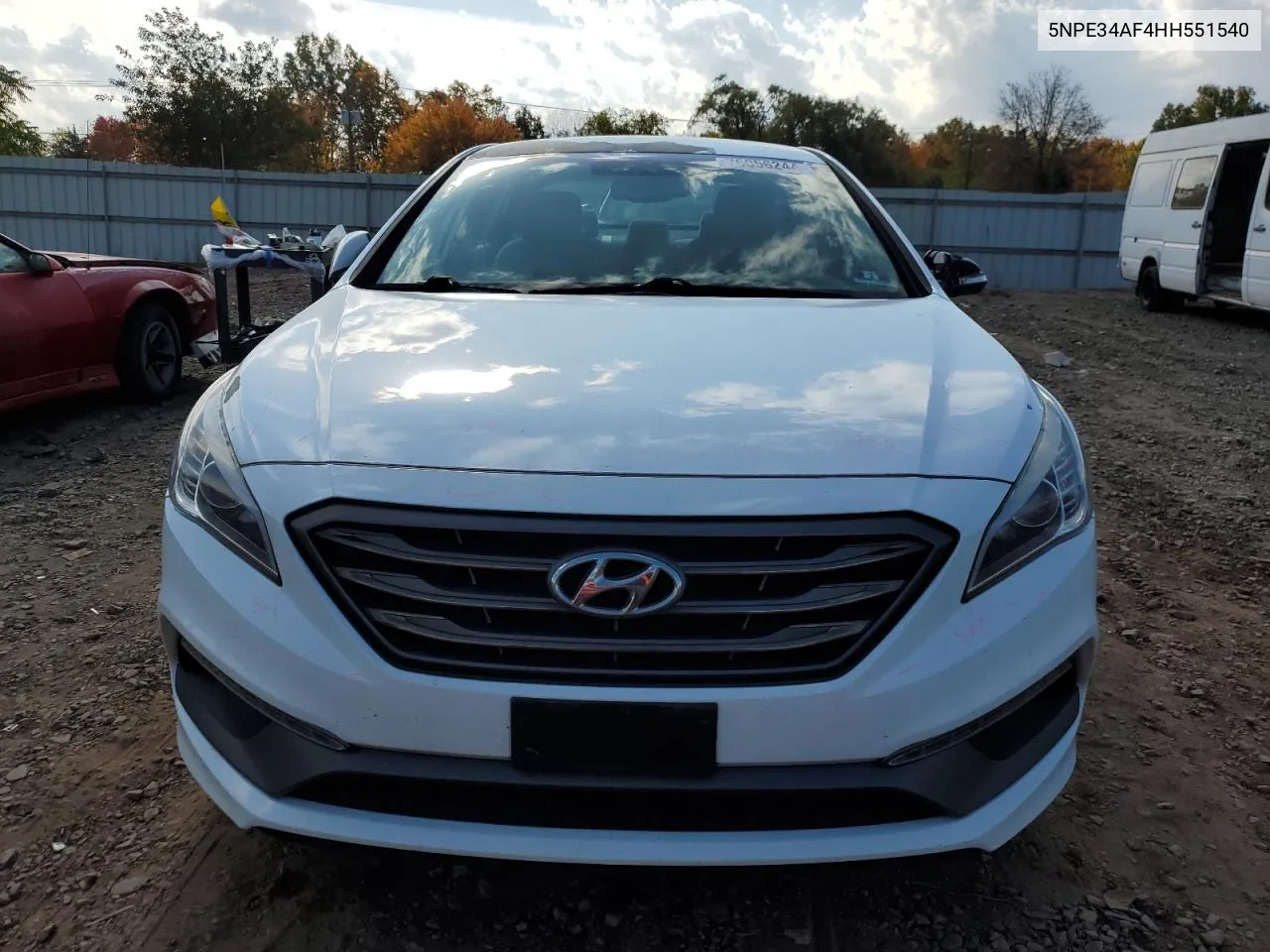 2017 Hyundai Sonata Sport VIN: 5NPE34AF4HH551540 Lot: 76056244