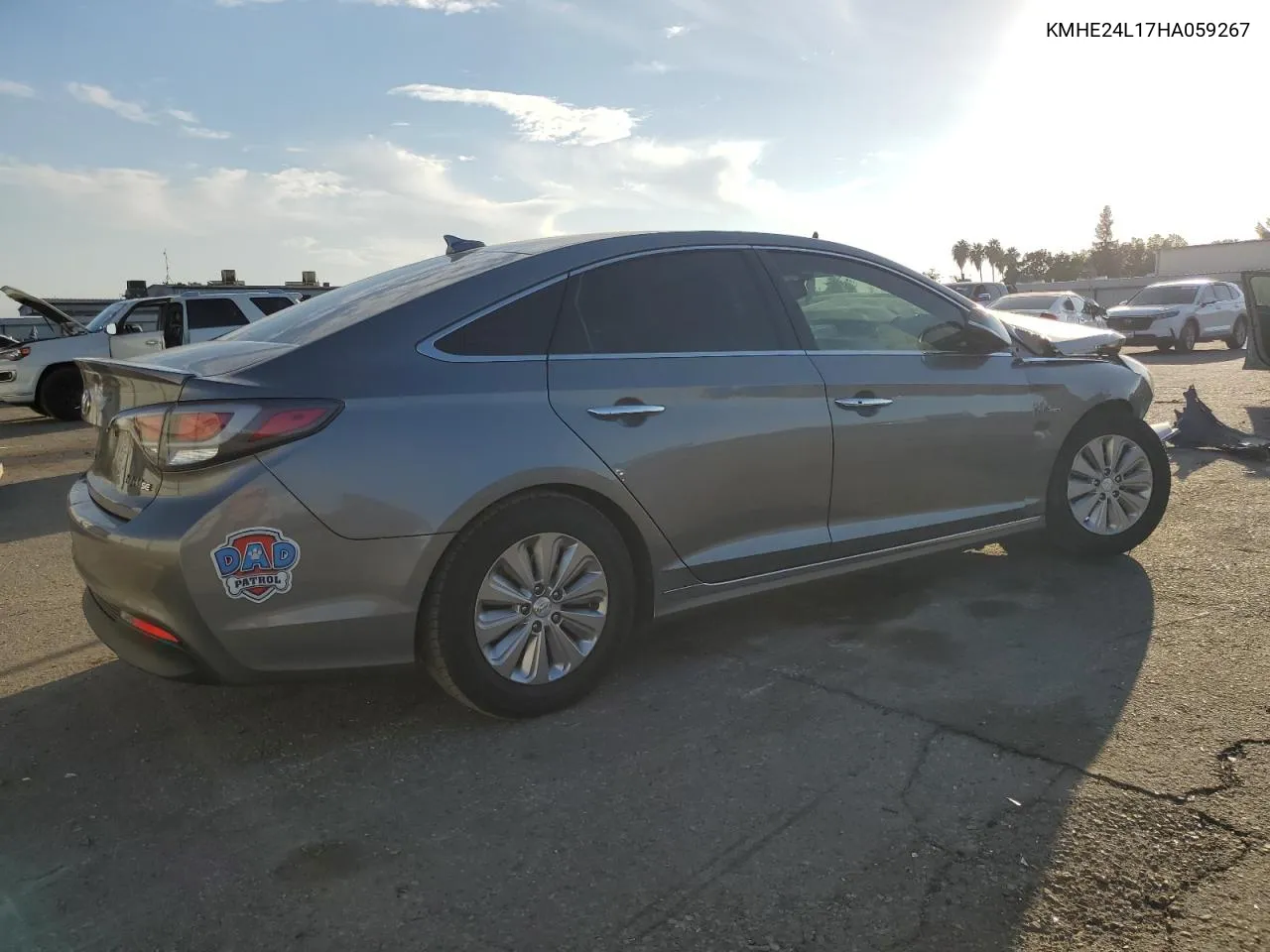 2017 Hyundai Sonata Hybrid VIN: KMHE24L17HA059267 Lot: 76178884