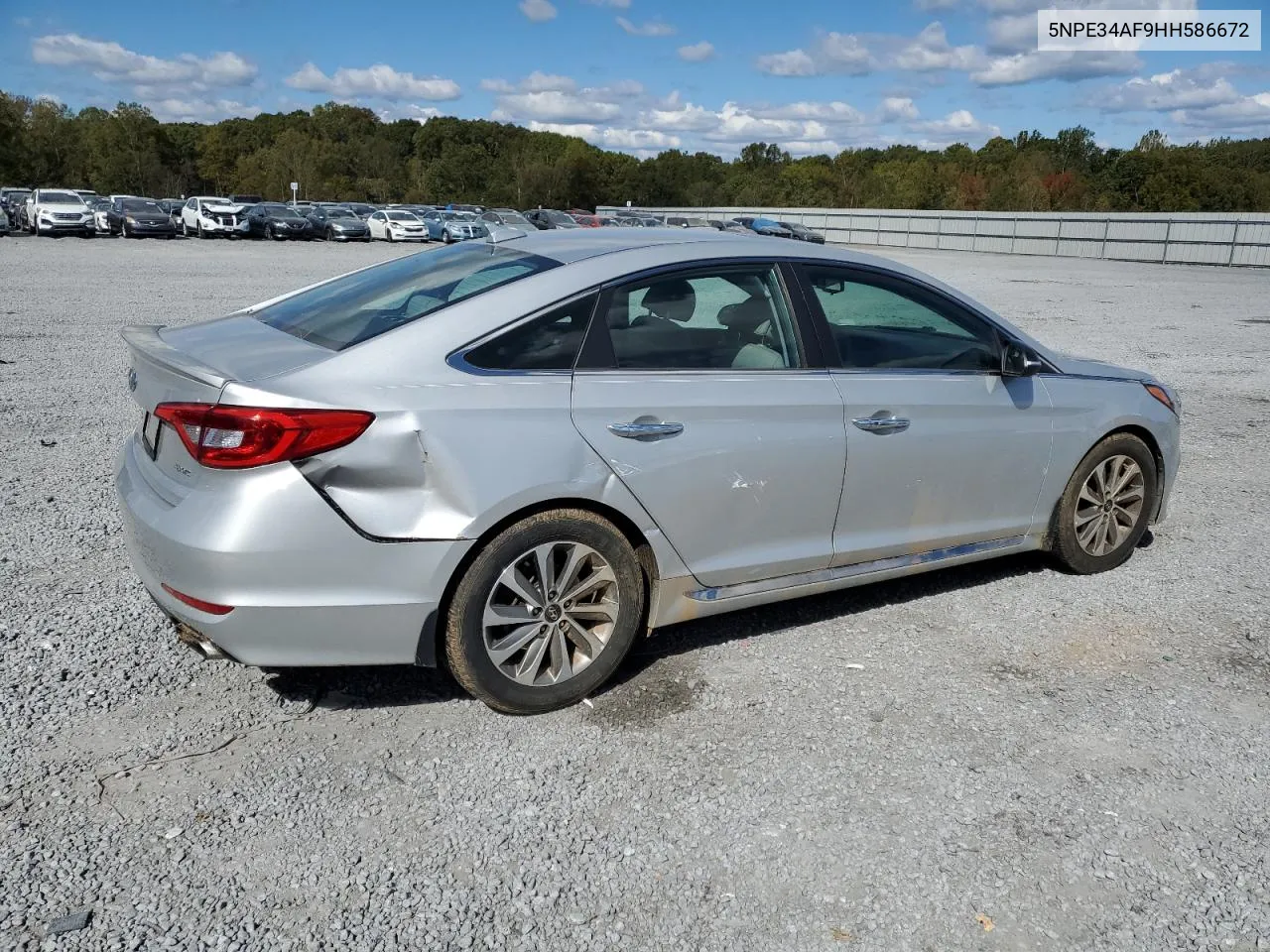 2017 Hyundai Sonata Sport VIN: 5NPE34AF9HH586672 Lot: 76277854