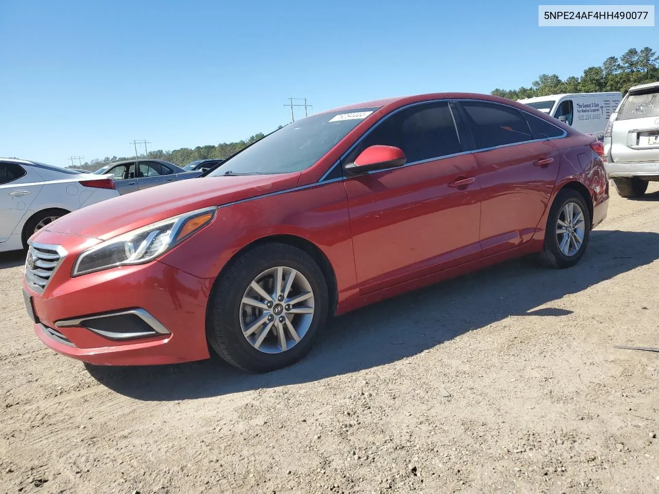 2017 Hyundai Sonata Se VIN: 5NPE24AF4HH490077 Lot: 76284444