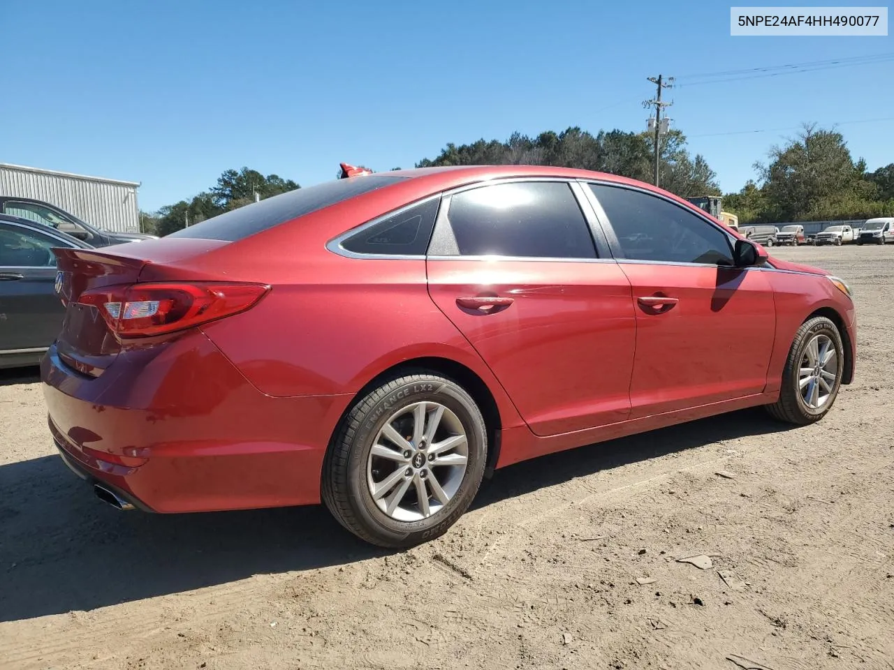 2017 Hyundai Sonata Se VIN: 5NPE24AF4HH490077 Lot: 76284444