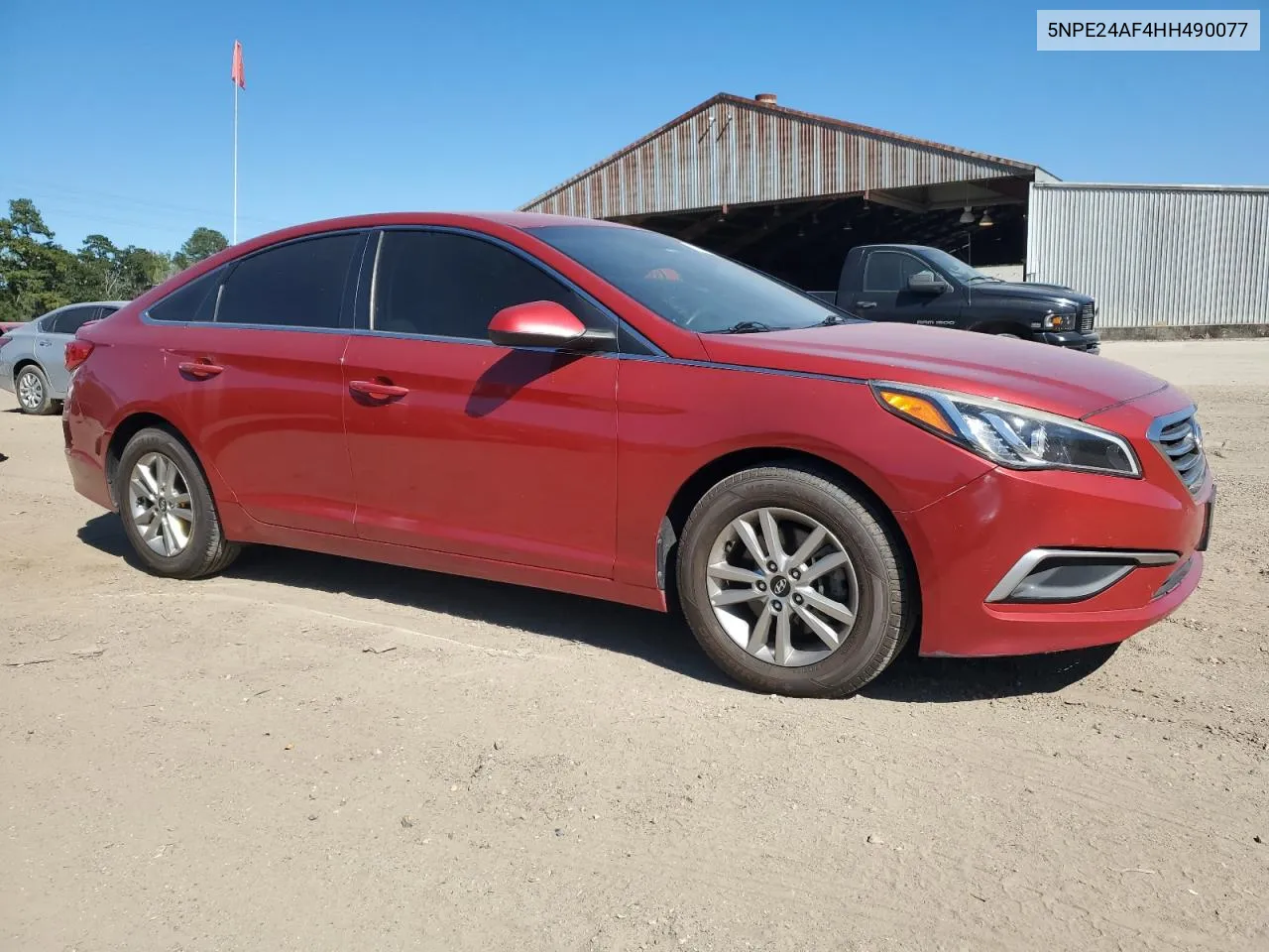 2017 Hyundai Sonata Se VIN: 5NPE24AF4HH490077 Lot: 76284444