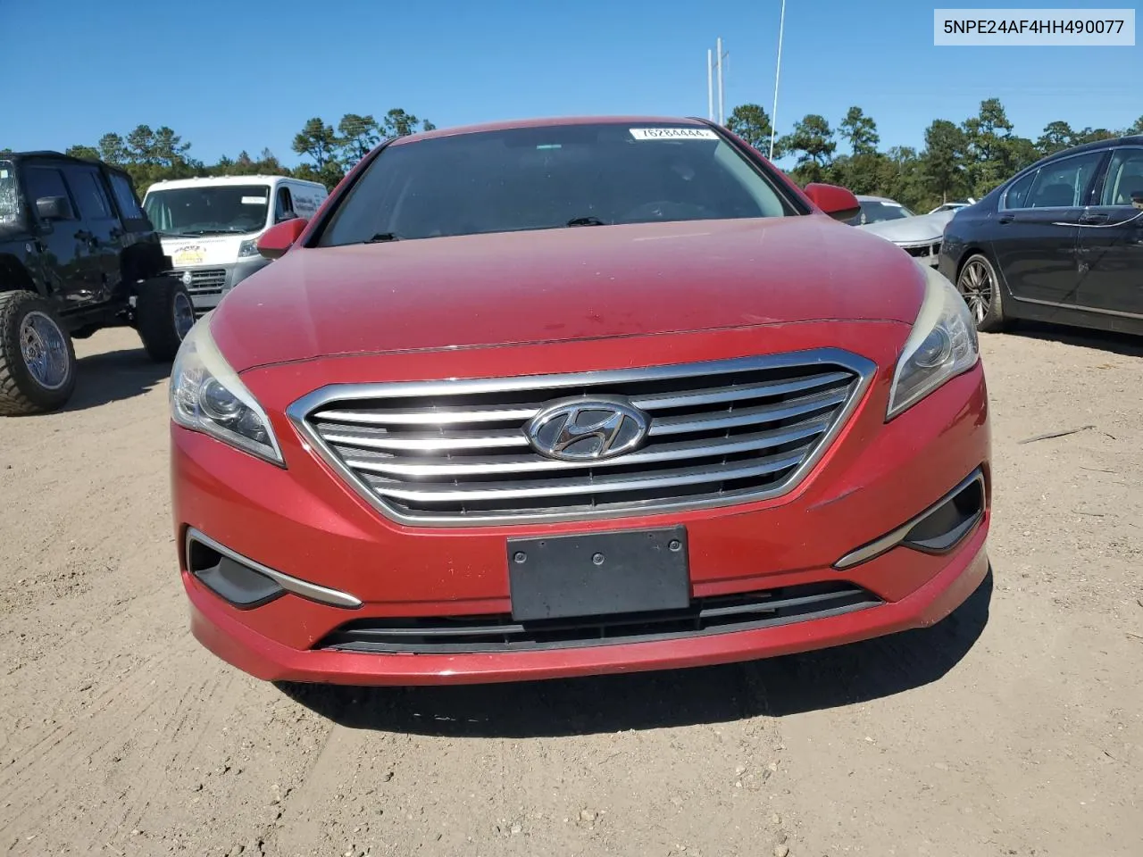 2017 Hyundai Sonata Se VIN: 5NPE24AF4HH490077 Lot: 76284444