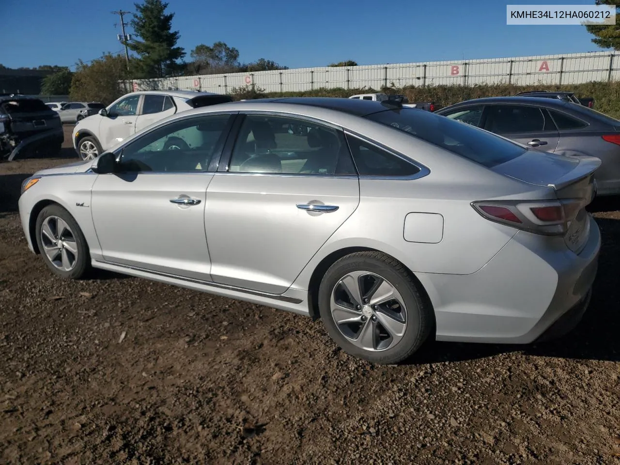 2017 Hyundai Sonata Hybrid VIN: KMHE34L12HA060212 Lot: 76350004