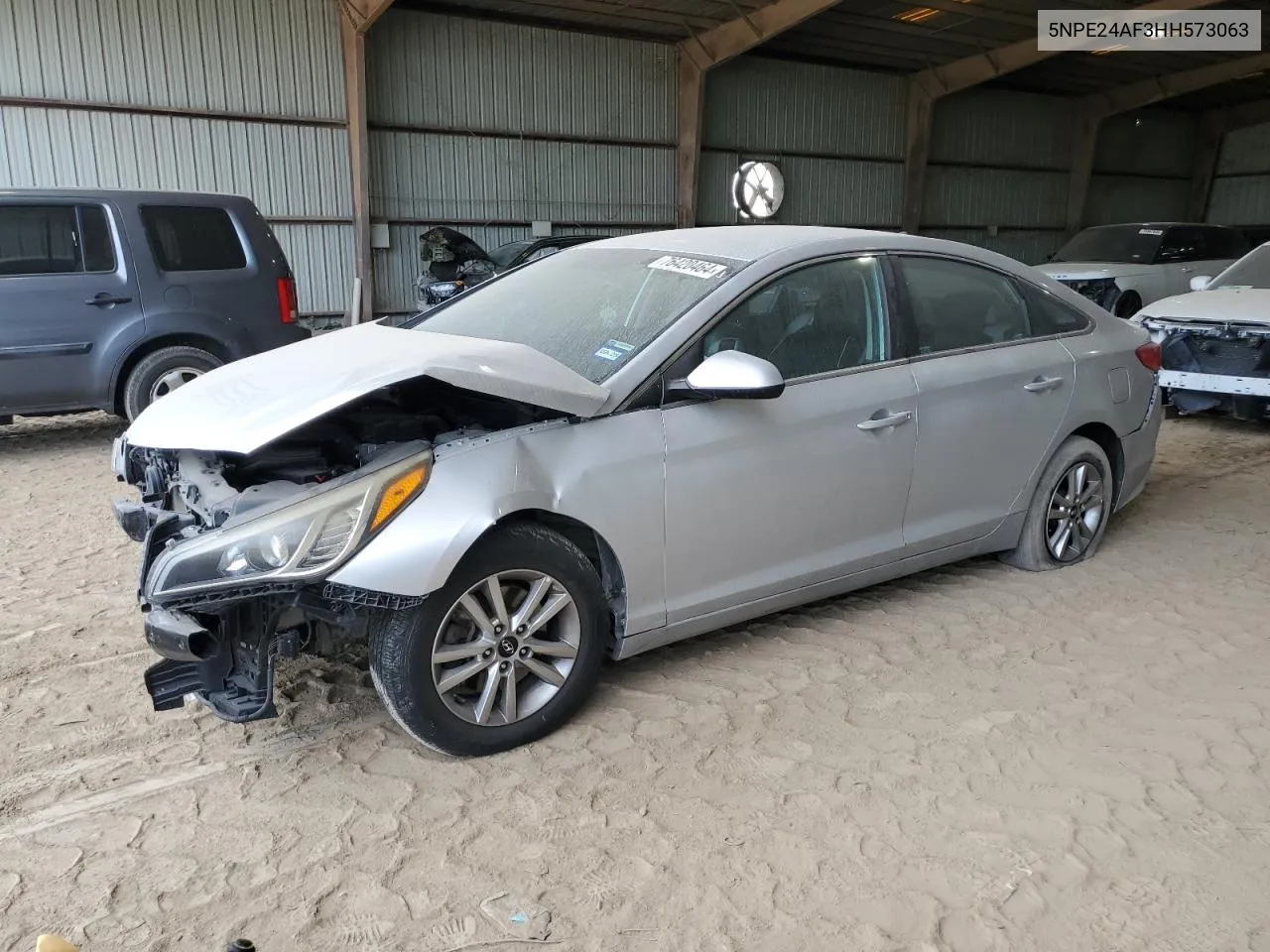 2017 Hyundai Sonata Se VIN: 5NPE24AF3HH573063 Lot: 76420464