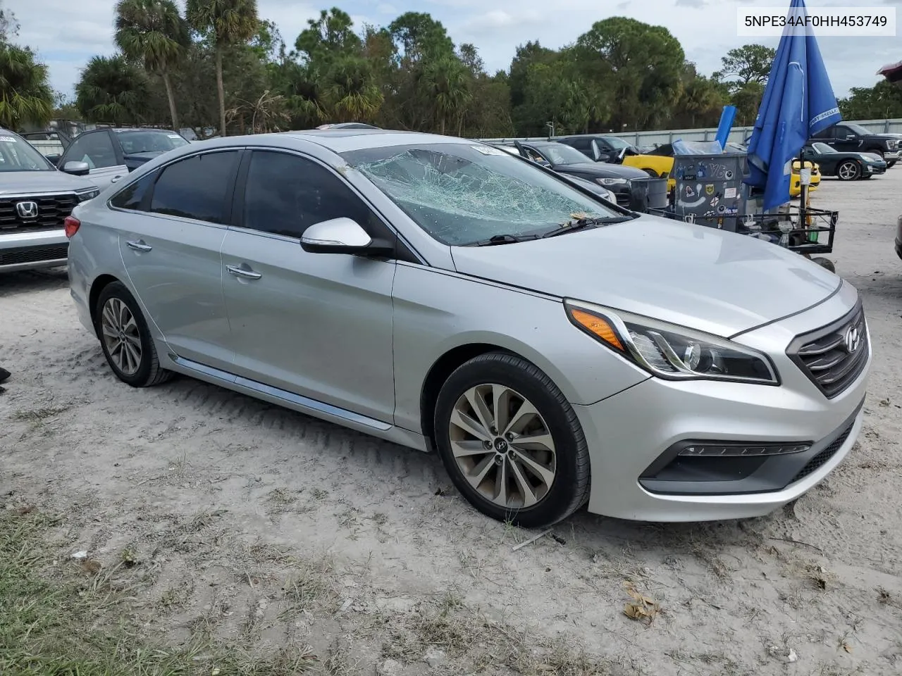 5NPE34AF0HH453749 2017 Hyundai Sonata Sport