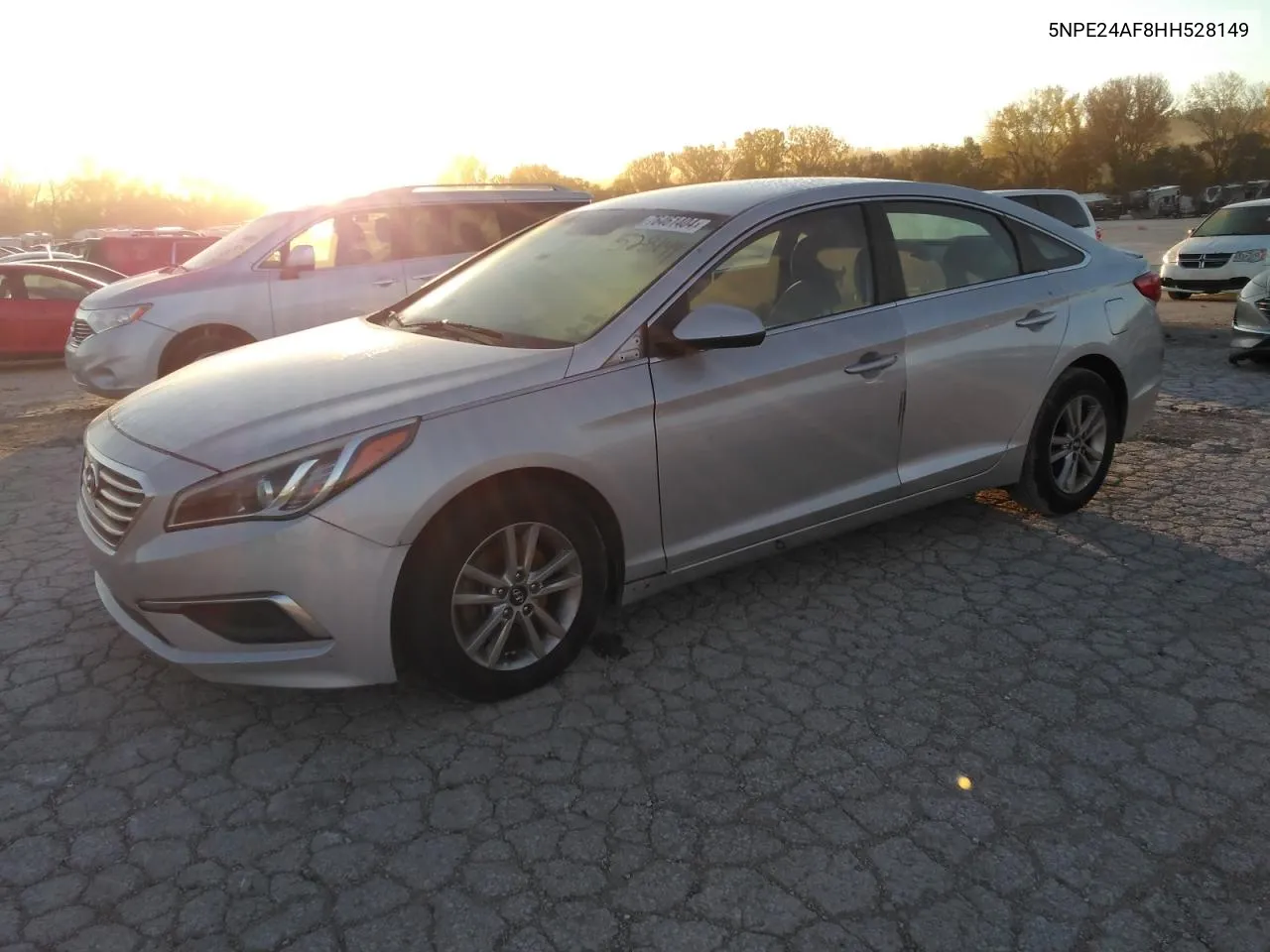 2017 Hyundai Sonata Se VIN: 5NPE24AF8HH528149 Lot: 76461404