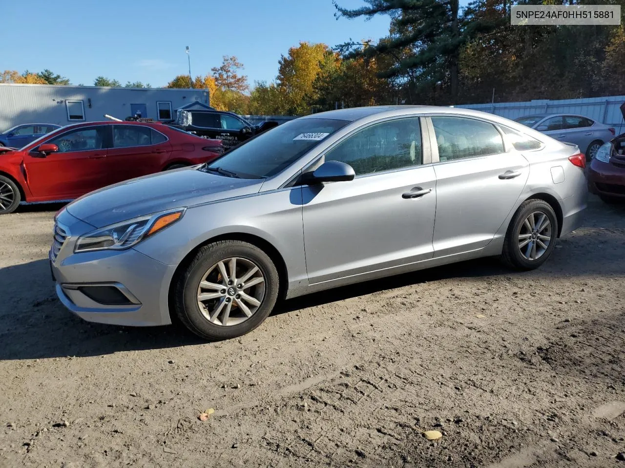 2017 Hyundai Sonata Se VIN: 5NPE24AF0HH515881 Lot: 76466304