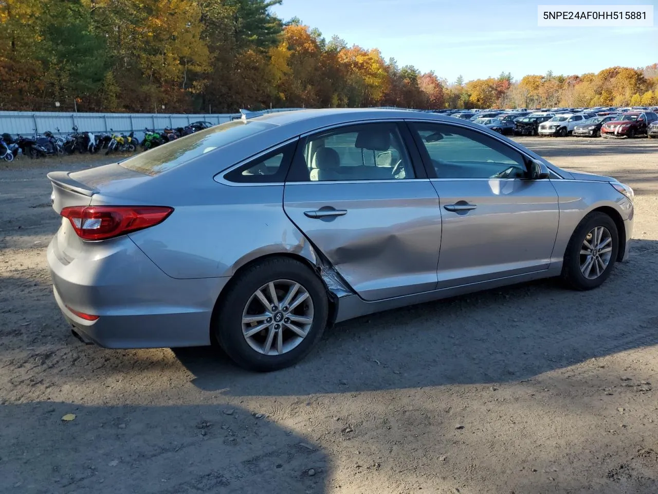 2017 Hyundai Sonata Se VIN: 5NPE24AF0HH515881 Lot: 76466304