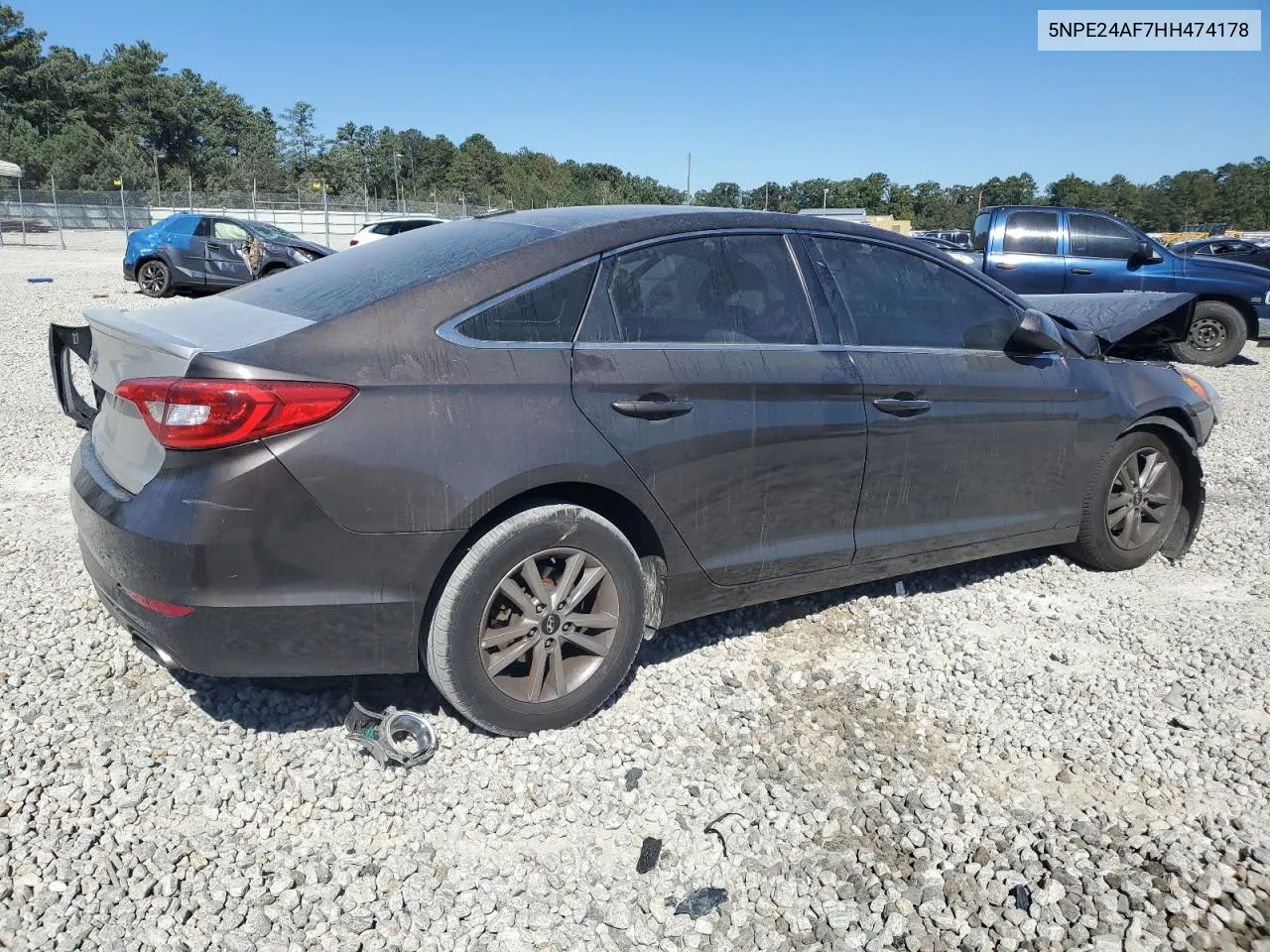 2017 Hyundai Sonata Se VIN: 5NPE24AF7HH474178 Lot: 76528264