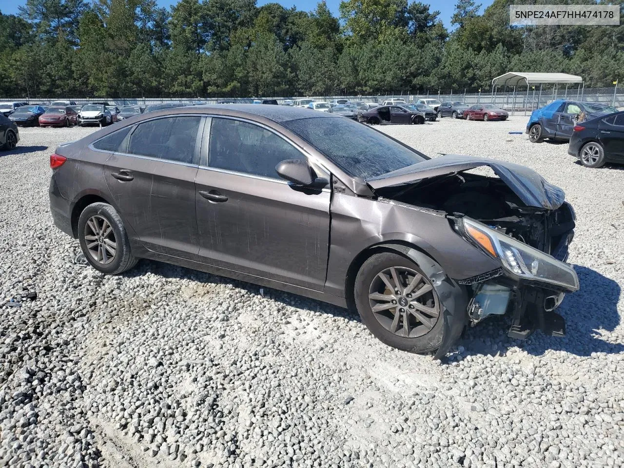 2017 Hyundai Sonata Se VIN: 5NPE24AF7HH474178 Lot: 76528264